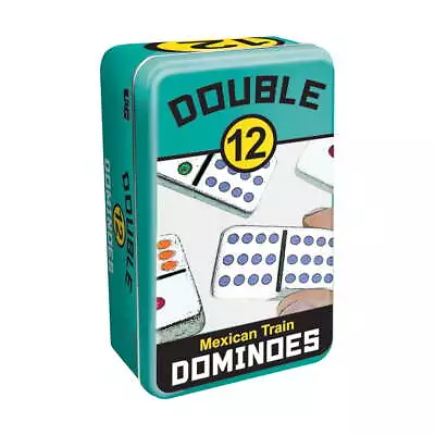 Double 12 Mexican Train Dominoes Traditional Tile Game • $17.99