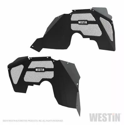 Westin Textured Black Front Inner Fenders For 07-18 Jeep Wrangler JK 62-11005 • $541.68