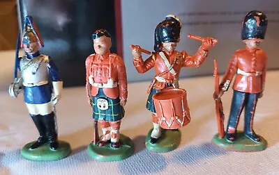 Vintage Metal Indian Figures & Plastic Guards & Union Soldiers. Timpo Britains ? • £7