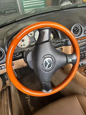 01-05 Miata SE Nardi Teardrop Wood Knob Steering Wheel And Hand Brake • $650