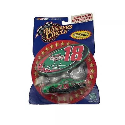 NASCAR Winners Circle Bobby Labonte 18 NIB Hasbro Driver Sticker Collection • $8.99