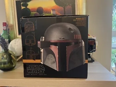 Star Wars: The Mandalorian Black Series Boba Fett (Re-Armoured) Helmet RARE • £124.95