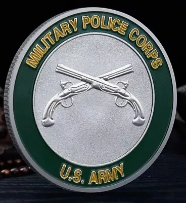 U.S. Army Military Police Corps Challenge Coin Silver. Free Shipping • $9.99