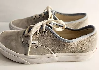 VANS Mint Colour Unisex Authentic Suede Shoes Size:M6 W7.5 Good Condition • $39