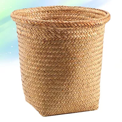 Seagrass Toy Bins Storage Basket Waste Baskets Serving Fruit Basket • $15.55