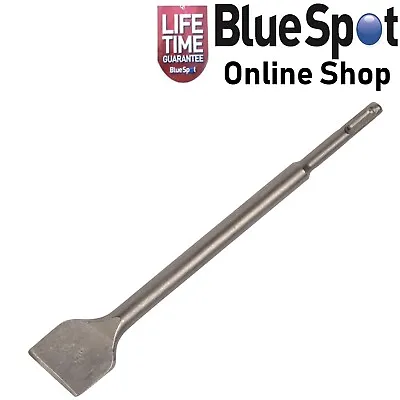 SDS CHISEL FOR HAMMER DRILL 50mm WIDE 250mm LONG FLAT WIDE ENDED BLUE SPOT 20015 • £5.71