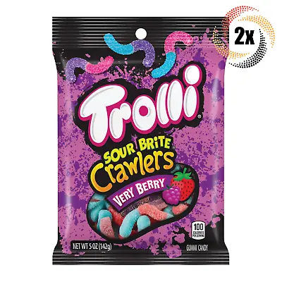 $12.43 • Buy 2x Bags Trolli Very Berry Assorted Flavor Gummi Candy | 5oz | Fast Shipping!