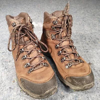 Vasque Hiking Boots 7160 St. Elias GTX Size 9 Brown Leather Vibram Gore-Tex • $49