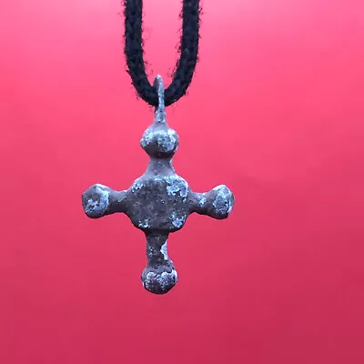 Ancient Viking Cross Pendant Amulet Suspension 11-13 Century Jewelry Warrior • $22