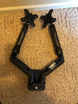 Dual Monitor Wall Mount Full Motion Swivel Computer Monitor Arm For Two Sc • $75.50