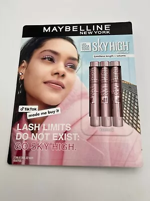 Maybelline Sky High Mascara Blackest Black Lash Sensational TIKTOK LOT OF 3-NEW • $24.95