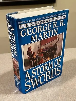 A Storm Of Swords By George R R Martin (1st Edition 1st Print HC) Game Thrones • $99.99