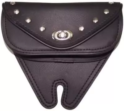 Leather Windshield Bag Small Single Large Studded Style • $26.95