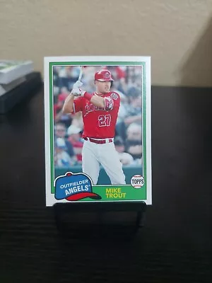 2018 Topps Archives - 1981 Design #299 Mike Trout Los Angeles Angels • $1.79