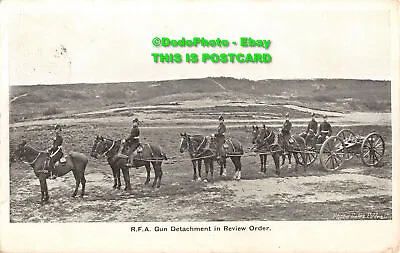 R416818 R. F. A. Gun Detachment In Review Order. Horses. Gale And Polden. The We • $16.95