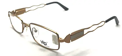 Axebo VIP RIJA Gold Metal Rectangle Eyeglasses Frames 51-18 France New • $24.99