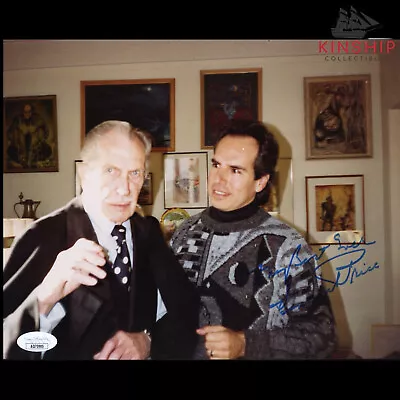 Vincent Price Signed 8x10 Photo JSA COA Rare Actor Inscribed Auto B1490 • $149