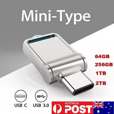 2TB USB 3.0 Type C Flash Drive OTG Memory Stick Pen Disk For Samsung Android PC • $25.99