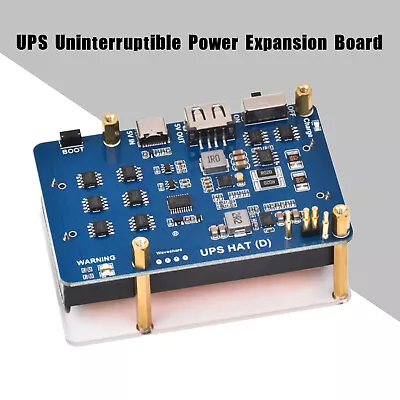 UPS HAT (D) Kit For Raspberry Pi 5V Uninterruptible Power Supply Module • $36.85