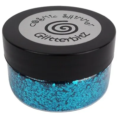 Cosmic Shimmer Holographic Glitterbitz - Turquoise - 25ml Mixed Glitter Pieces • £3.60