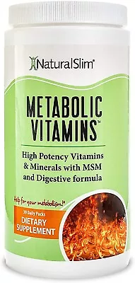 NaturalSlim Metabolic Vitamins - Combination Of High Potency Multivitamins Mine • $109