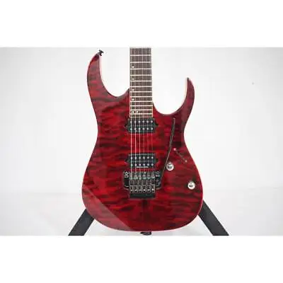 Electric Guitar Premium RG920QMZ Red Desert 3.4kg W/Gig Bag Arm Used Ibanez USED • $1099