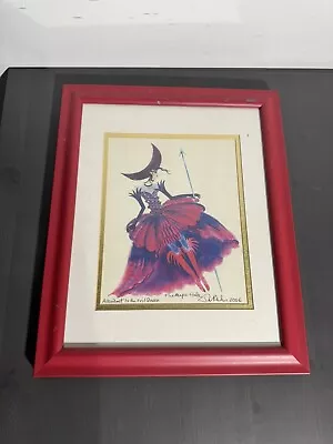 Original Zandra Rhodes 2006- Signed Fashion Art • $349