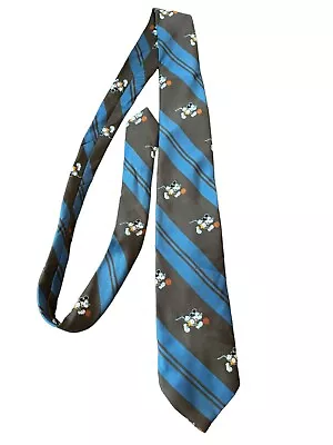 Vintage Soccer Sports Mickey Mouse By Cervantes  Men's Polyester Tie 57” Long • $9.49