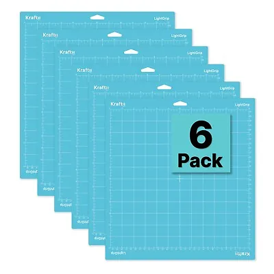 Cricut 6 Pack Light Grip Adhesive Cutting Mats For Cricut  Explore Air Maker 2 • £14.99