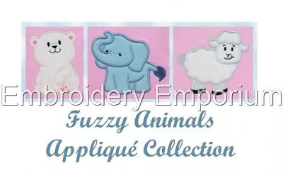£8.95 • Buy Fuzzy Animals Applique - Machine Embroidery Designs On Cd Or Usb