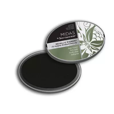 £4.99 • Buy Spectrum Noir JADE GREEN Midas Metallic Water Based Pigment Blendable Ink Pad - 