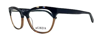 CINZIA - CIN-5097 C2 52/18/135 - BLUE / TORT / BROWN - NEW Authentic EYEGLASSES • $101.82