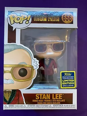 Funko Pop! Vinyl Stan Lee #656 - 2020 Summer Con Iron Man MARVEL • £19.45