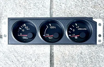 🏵️ Nissan Skyline R33 ECR33 GTR Triple Gauge Meter JDM Gt-r33 GTR GTR33 Rb26 Rb • $189