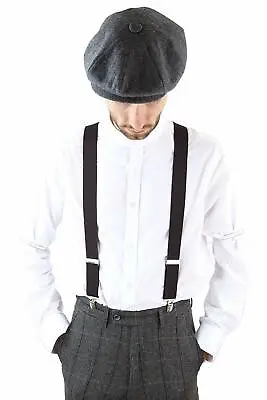 Peaky Blinders Braces Suspenders Black Stag Night Fancy Dress Gatsby 1920 1930 • £6.95