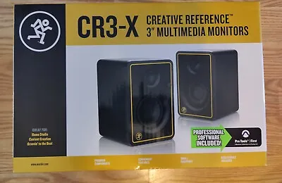 NEW Mackie CR3-X 3  Powered Studio Monitors (Pair) Limited Edition Gold Trim NIB • $109.98