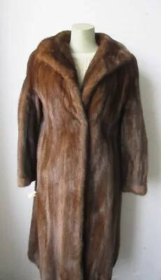 Women's Sz 10  Canadian  Dark Pastel Mink Fur Coat MINT+ CLEARANCE SALE! • $275