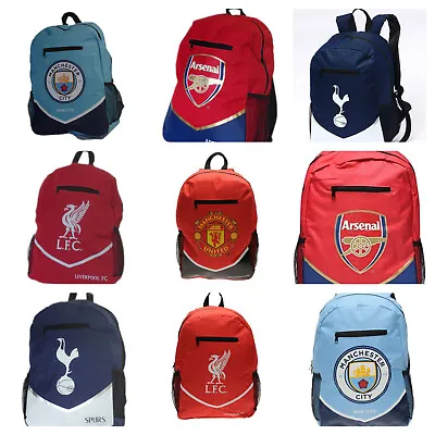 £14.95 • Buy Football Teams Backpack School Bag Rucksack, Manchester Liverpool Spurs Arsenal