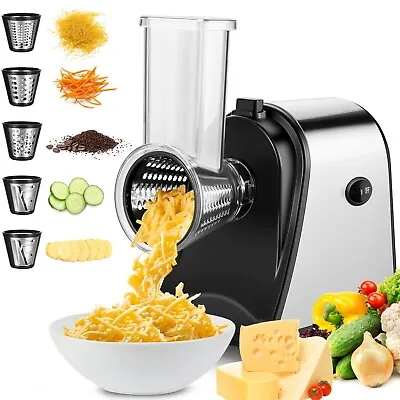 Electric Cheese Grater 250W Electric Vegetable Cutter Electric Slicer Shredder • $44.99