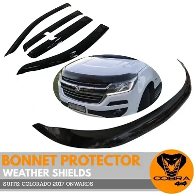 Holden Colorado Weather Shields & Bonnet Protector 2017 Window Weathershields  • $129