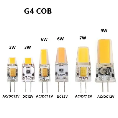  G4 LED Light Bulb Dimmable AC/DC12-24V Warm/Cold White 3W 6W Lamps Bulbs • $4.87