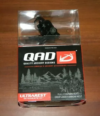 NEW QAD Ultrarest Integrate MX QAD- Black - Bow Rest- LEFT Handed- Integrated • $219.99