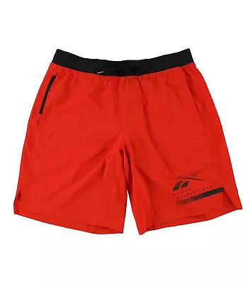 Reebok Mens TS Epic Lightweight Athletic Workout Shorts Red Medium • $28.60