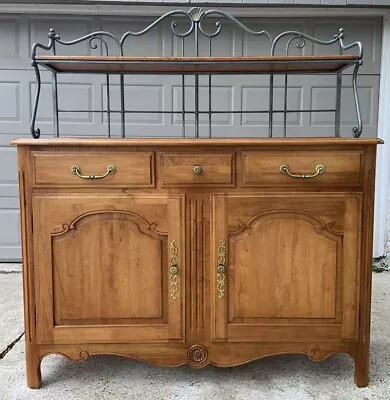 Ethan Allen Legacy Country French Sideboard Buffet Bakers Rack  #13-6336 • $1400