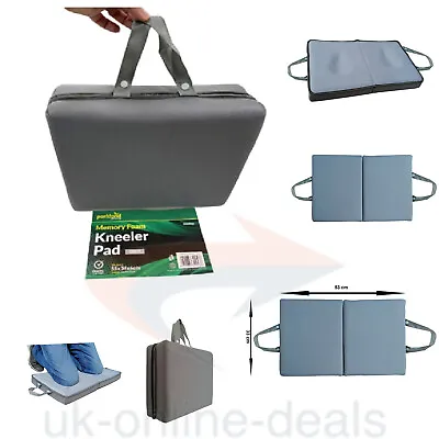 £15.95 • Buy Grey Kneeling Cushion Pad Portable Memory Foam Garden Mat Camping Repairing New