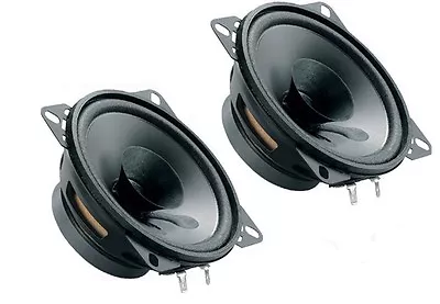 Car Radio Stereo Pair Of Speakers 1 Way 100mm 10cm 4 Inch 40w Watts Power Output • £17.63