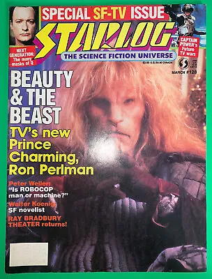 $10.99 • Buy Starlog Magazine March 1988 #128 Ron Perlman Beauty And The Beast