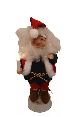 Vintage Telco Motionettes Light Sound Motion Animated Santa Elf W/Candle 17  • $50