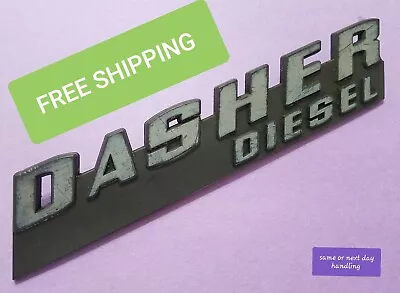 Volkswagen Dasher Diesel Emblem Vintage WEST GERMAN MADE Asap FREE SHIPPING #2 • $38.99