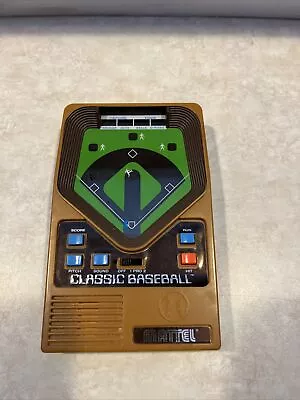 2001 Mattel Classic Baseball Handheld Electronic Games Works Great • $9.95